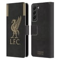 thumbnail image 1 of Head Case Designs Officially Licensed Liverpool Football Club 2019/20 Kit Home Goalkeeper Leather Book Wallet Case Cover Compatible with Samsung Galaxy S22+ 5G, 1 of 6