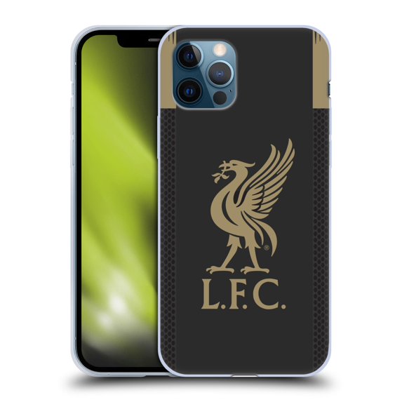 Head Case Designs Officially Licensed Liverpool Football Club 2019/20 Kit Home Goalkeeper Soft Gel Case Compatible with Apple iPhone 12 / iPhone 12 Pro