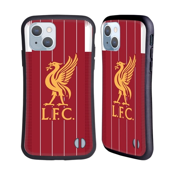 Head Case Designs Officially Licensed Liverpool Football Club 2019/20 Kit Home Hybrid Case Compatible with Apple iPhone 14