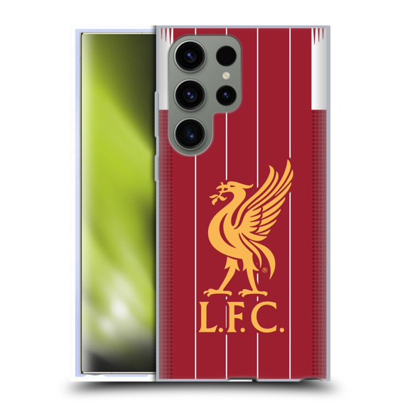 Head Case Designs Officially Licensed Liverpool Football Club 2019/20 Kit Home Soft Gel Case Compatible with Samsung Galaxy S23 Ultra 5G