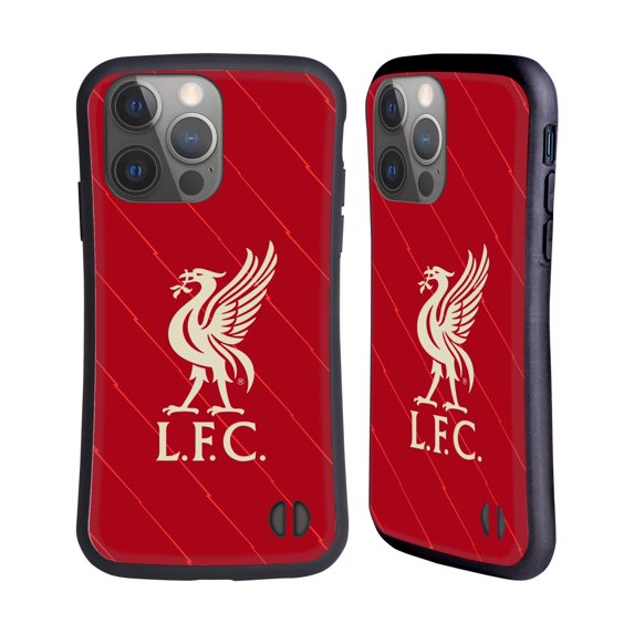 Head Case Designs Officially Licensed Liverpool Football Club 2021/22 Home Hybrid Case Compatible with Apple iPhone 14 Pro