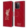 thumbnail image 1 of Head Case Designs Officially Licensed Liverpool Football Club 2021/22 Home Leather Book Wallet Case Cover Compatible with Apple iPhone 15 Pro, 1 of 6