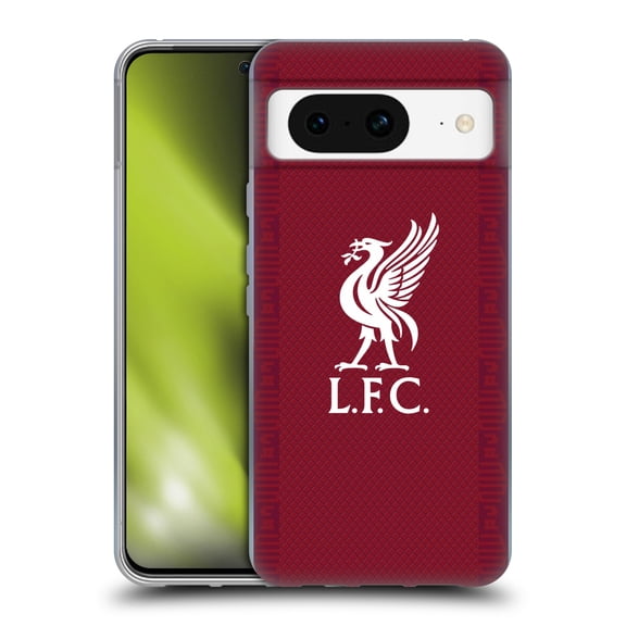 Head Case Designs Officially Licensed Liverpool Football Club 2022/23 Kit Home Soft Gel Case Compatible with Google Pixel 8