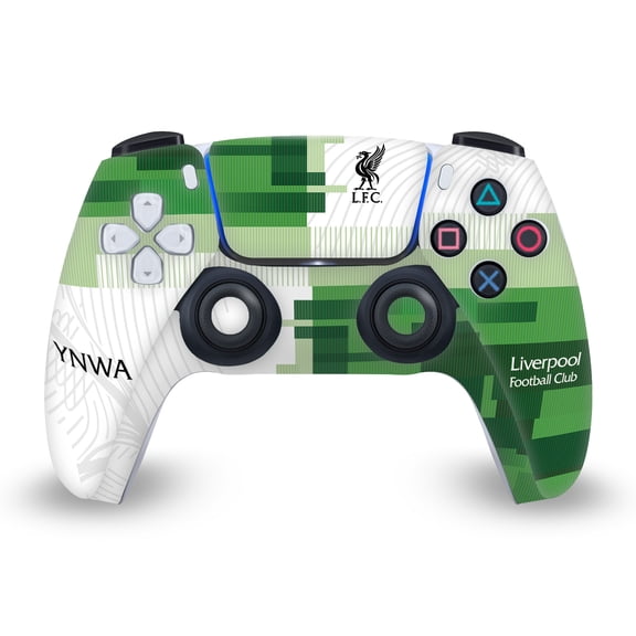 Head Case Designs Officially Licensed Liverpool Football Club 2023/24 Away Kit Vinyl Sticker Skin Decal Cover Compatible with Sony PS5 Sony DualSense Controller