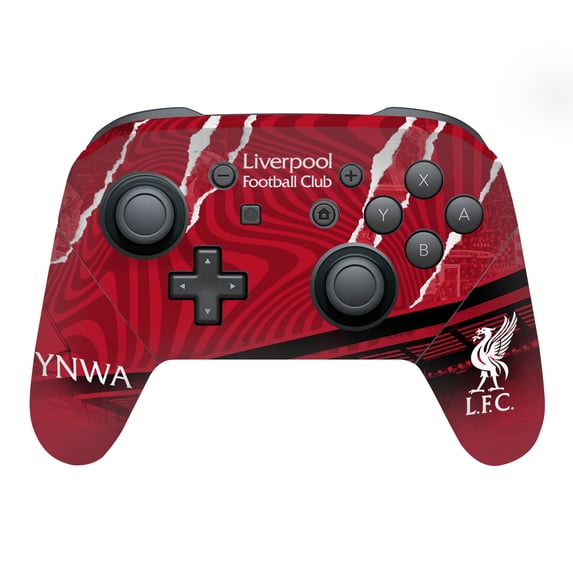 Head Case Designs Officially Licensed Liverpool Football Club 2023/24 Logo Stadium Vinyl Sticker Skin Decal Cover Compatible with Nintendo Switch Pro Controller