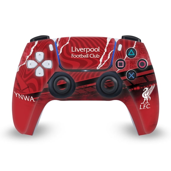 Head Case Designs Officially Licensed Liverpool Football Club 2023/24 Logo Stadium Vinyl Sticker Skin Decal Cover Compatible with Sony PS5 Sony DualSense Controller