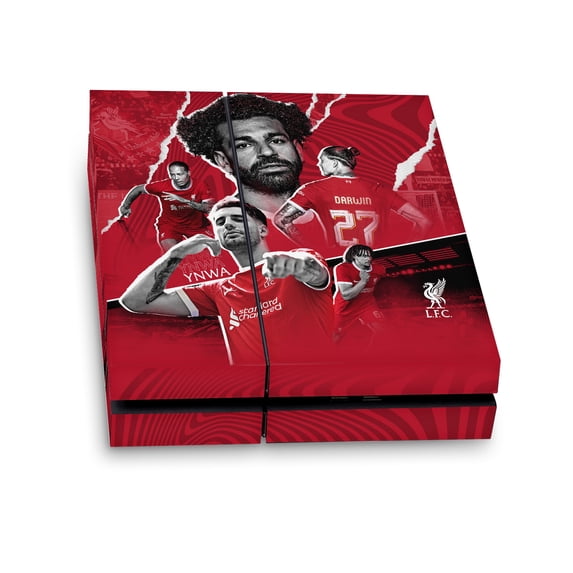 Head Case Designs Officially Licensed Liverpool Football Club 2023/24 Players Vinyl Sticker Skin Decal Cover Compatible with Sony PS4 Console