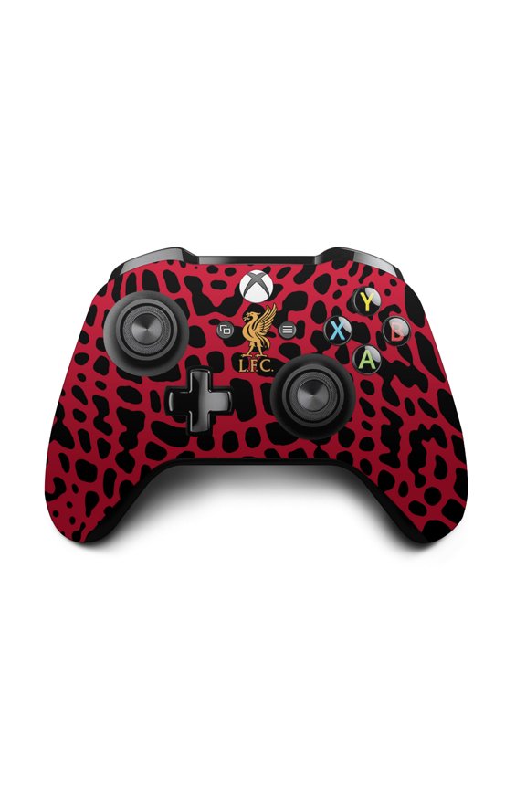 Officially Licensed Liverpool Football Club Art Animal Print Vinyl Sticker Skin Decal Cover Compatible with Microsoft Xbox One S / X Controller