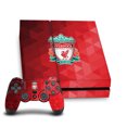 thumbnail image 1 of Head Case Designs Officially Licensed Liverpool Football Club Art Crest Red Geometric Vinyl Sticker Skin Decal Cover Compatible with Sony PS4 Console & Controller, 1 of 9