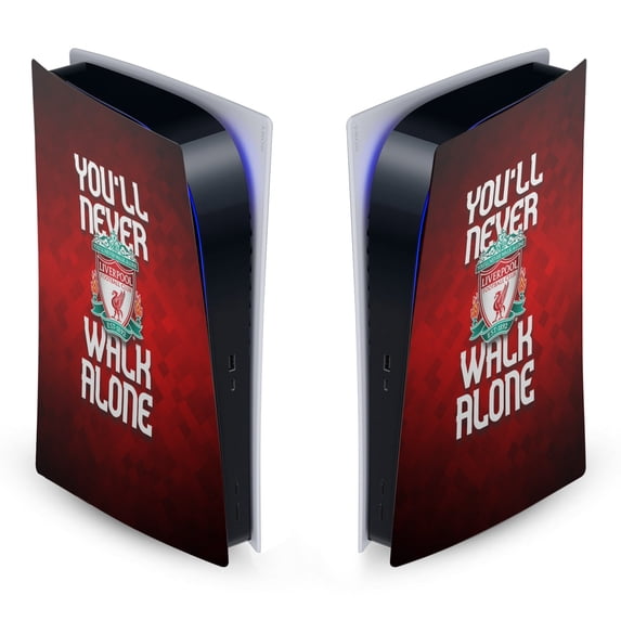 Head Case Designs Officially Licensed Liverpool Football Club Art YNWA Vinyl Sticker Skin Decal Cover Compatible with Sony PS5 Digital Edition Console