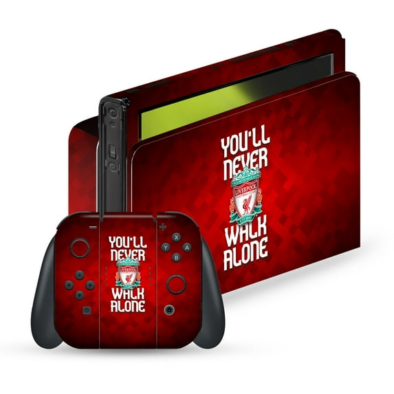 Head Case Designs Officially Licensed Liverpool Football Club Art YNWA Vinyl Sticker Skin Decal Cover Compatible with Nintendo Switch OLED