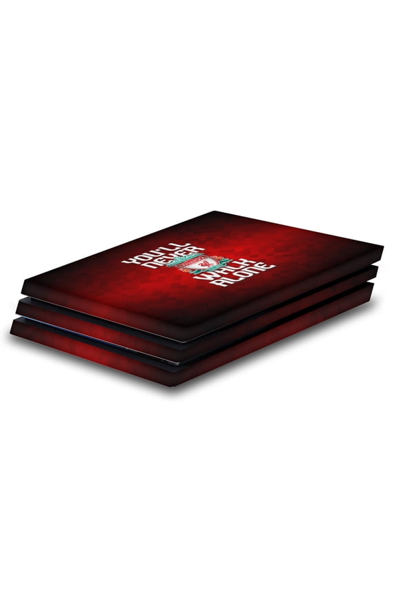 Officially Licensed Liverpool Football Club Art YNWA Vinyl Sticker Skin Decal Cover Compatible with Sony PS4 Pro Console