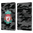 thumbnail image 1 of Head Case Designs Officially Licensed Liverpool Football Club Camou Away Colourways Crest Leather Book Wallet Case Cover Compatible with Apple iPad 10.2 (2019)/(2020), 1 of 6
