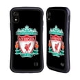 thumbnail image 1 of Head Case Designs Officially Licensed Liverpool Football Club Crest 1 Black 1 Hybrid Case Compatible with Apple iPhone XR, 1 of 7