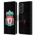 thumbnail image 1 of Head Case Designs Officially Licensed Liverpool Football Club Crest 1 Black 1 Leather Book Wallet Case Cover Compatible with Samsung Galaxy S23+ 5G, 1 of 6
