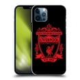 thumbnail image 1 of Head Case Designs Officially Licensed Liverpool Football Club Crest 1 Black 2 Hard Back Case Compatible with Apple iPhone 12 / iPhone 12 Pro, 1 of 7