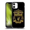 thumbnail image 1 of Head Case Designs Officially Licensed Liverpool Football Club Crest 1 Black 3 Soft Gel Case Compatible with Apple iPhone 12 Mini, 1 of 7