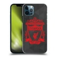 thumbnail image 1 of Head Case Designs Officially Licensed Liverpool Football Club Crest 1 Black Geometric 2 Hard Back Case Compatible with Apple iPhone 12 / iPhone 12 Pro, 1 of 7
