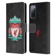 thumbnail image 1 of Head Case Designs Officially Licensed Liverpool Football Club Crest 1 Black Geometric 1 Leather Book Wallet Case Cover Compatible with Samsung Galaxy S20 FE / 5G, 1 of 6