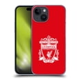 thumbnail image 1 of Head Case Designs Officially Licensed Liverpool Football Club Crest 1 Red 2 Hard Back Case Compatible with Apple iPhone 15, 1 of 7