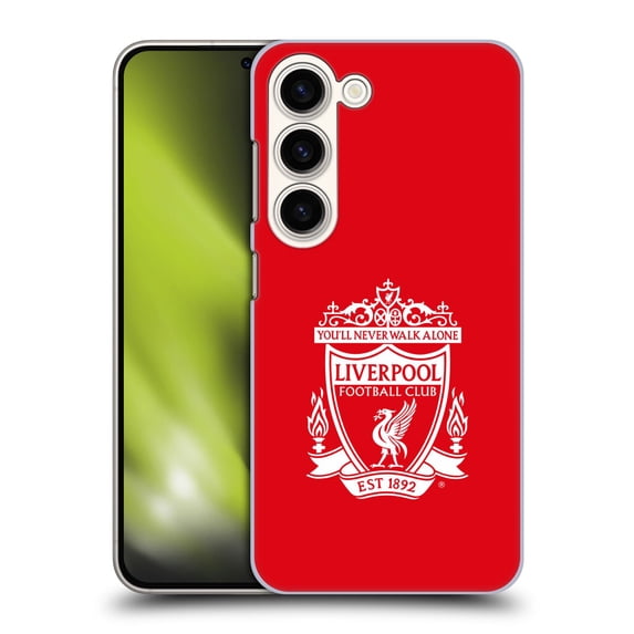 Head Case Designs Officially Licensed Liverpool Football Club Crest 1 Red 2 Hard Back Case Compatible with Samsung Galaxy S23 5G