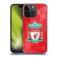 thumbnail image 1 of Head Case Designs Officially Licensed Liverpool Football Club Crest 1 Red Geometric 1 Hard Back Case Compatible with Apple iPhone 15 Pro, 1 of 7