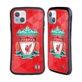 thumbnail image 1 of Head Case Designs Officially Licensed Liverpool Football Club Crest 1 Red Geometric 1 Hybrid Case Compatible with Apple iPhone 14, 1 of 7