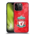 thumbnail image 1 of Head Case Designs Officially Licensed Liverpool Football Club Crest 1 Red Geometric 1 Soft Gel Case Compatible with Apple iPhone 15 Pro, 1 of 7