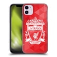 thumbnail image 1 of Head Case Designs Officially Licensed Liverpool Football Club Crest 1 Red Geometric 2 Hard Back Case Compatible with Apple iPhone 11, 1 of 7