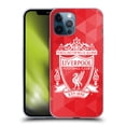 thumbnail image 1 of Head Case Designs Officially Licensed Liverpool Football Club Crest 1 Red Geometric 2 Soft Gel Case Compatible with Apple iPhone 12 Pro Max, 1 of 7