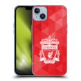 thumbnail image 1 of Head Case Designs Officially Licensed Liverpool Football Club Crest 1 Red Geometric 2 Soft Gel Case Compatible with Apple iPhone 14 Plus, 1 of 7