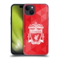 thumbnail image 1 of Head Case Designs Officially Licensed Liverpool Football Club Crest 1 Red Geometric 2 Soft Gel Case Compatible with Apple iPhone 15 Plus, 1 of 7