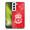 thumbnail image 1 of Head Case Designs Officially Licensed Liverpool Football Club Crest 1 Red Geometric 2 Soft Gel Case Compatible with Samsung Galaxy S22 5G, 1 of 7