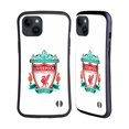 thumbnail image 1 of Head Case Designs Officially Licensed Liverpool Football Club Crest 1 White 1 Hybrid Case Compatible with Apple iPhone 15 Plus, 1 of 7