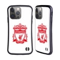 thumbnail image 1 of Head Case Designs Officially Licensed Liverpool Football Club Crest 1 White 2 Hybrid Case Compatible with Apple iPhone 14 Pro, 1 of 7