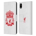 thumbnail image 1 of Head Case Designs Officially Licensed Liverpool Football Club Crest 1 White 2 Leather Book Wallet Case Cover Compatible with Apple iPhone XR, 1 of 6