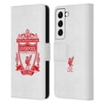 thumbnail image 1 of Head Case Designs Officially Licensed Liverpool Football Club Crest 1 White 2 Leather Book Wallet Case Cover Compatible with Samsung Galaxy S22 5G, 1 of 6