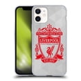 thumbnail image 1 of Head Case Designs Officially Licensed Liverpool Football Club Crest 1 White Geometric 2 Soft Gel Case Compatible with Apple iPhone 12 Mini, 1 of 7