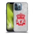 thumbnail image 1 of Head Case Designs Officially Licensed Liverpool Football Club Crest 1 White Geometric 2 Soft Gel Case Compatible with Apple iPhone 13 Pro, 1 of 7