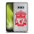 thumbnail image 1 of Head Case Designs Officially Licensed Liverpool Football Club Crest 1 White Geometric 2 Soft Gel Case Compatible with Samsung Galaxy S10e, 1 of 7