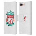 thumbnail image 1 of Head Case Designs Officially Licensed Liverpool Football Club Crest 1 White 1 Leather Book Wallet Case Cover Compatible with Apple iPhone 7 Plus / iPhone 8 Plus, 1 of 6