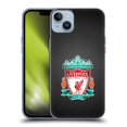thumbnail image 1 of Head Case Designs Officially Licensed Liverpool Football Club Crest 2 Black Pixel 1 Soft Gel Case Compatible with Apple iPhone 14 Plus, 1 of 7