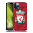 thumbnail image 1 of Head Case Designs Officially Licensed Liverpool Football Club Digital Camouflage Home Red Crest Soft Gel Case Compatible with Apple iPhone 12 / iPhone 12 Pro, 1 of 7
