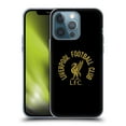 thumbnail image 1 of Head Case Designs Officially Licensed Liverpool Football Club Liver Bird Gold LFC On Black Soft Gel Case Compatible with Apple iPhone 13 Pro, 1 of 7
