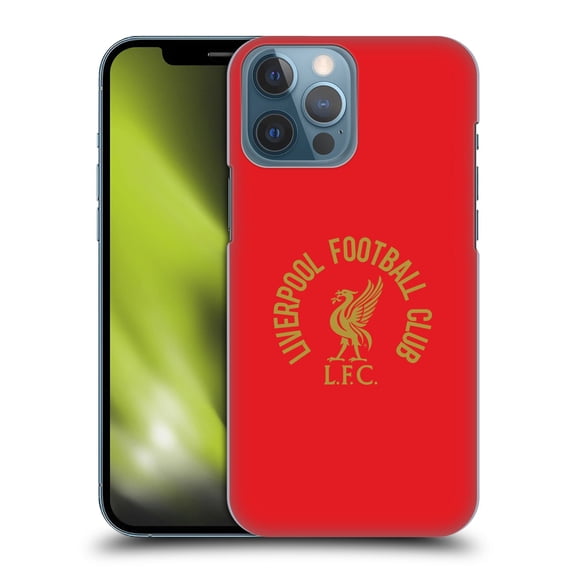 Head Case Designs Officially Licensed Liverpool Football Club Liver Bird Gold LFC On Red Hard Back Case Compatible with Apple iPhone 13 Pro Max
