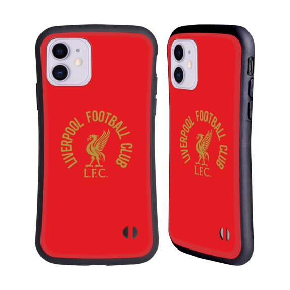 Head Case Designs Officially Licensed Liverpool Football Club Liver Bird Gold LFC On Red Hybrid Case Compatible with Apple iPhone 11