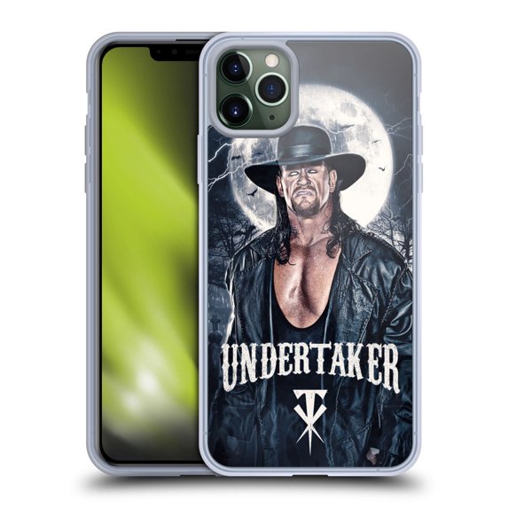 Head Case Designs WWE The Undertaker Portrait Soft Gel Case for Apple iPhone 11 Pro Max