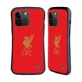 thumbnail image 1 of Head Case Designs Officially Licensed Liverpool Football Club Liver Bird Gold Logo On Red Hybrid Case Compatible with Apple iPhone 15 Pro Max, 1 of 7