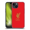 thumbnail image 1 of Head Case Designs Officially Licensed Liverpool Football Club Liver Bird Gold Logo On Red Soft Gel Case Compatible with Apple iPhone 15, 1 of 7