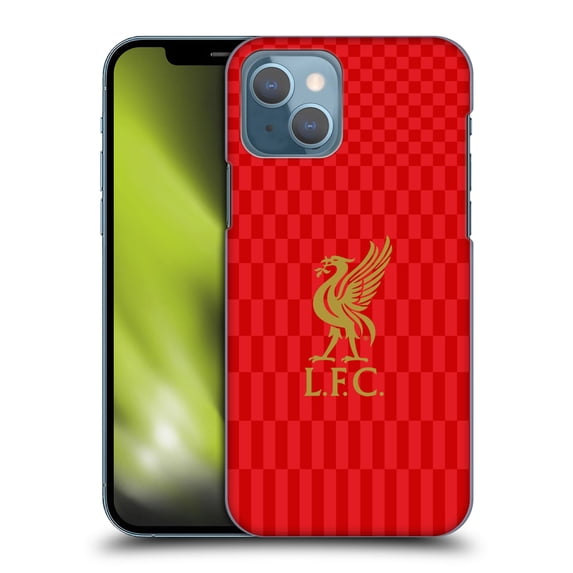 Head Case Designs Officially Licensed Liverpool Football Club Liver Bird Gold On Red Kit Hard Back Case Compatible with Apple iPhone 13